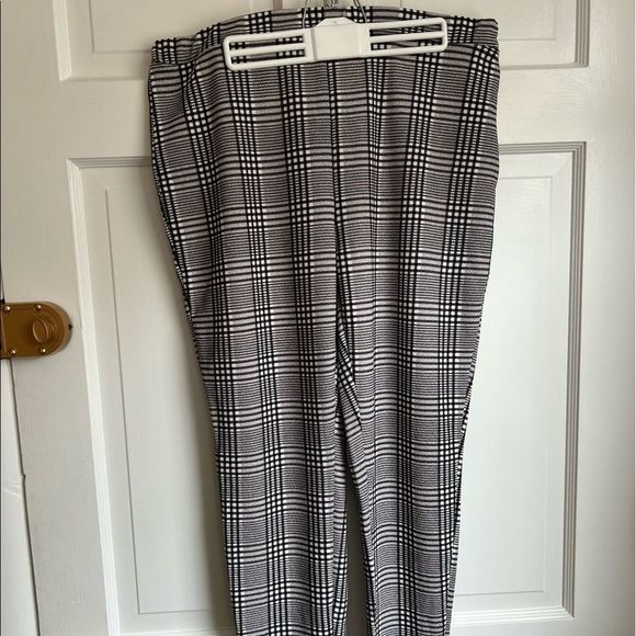 SHEIN curve plaid patterned 2XL stretchy pants